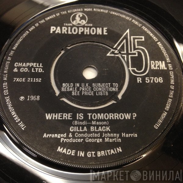 Cilla Black - Where Is Tomorrow?