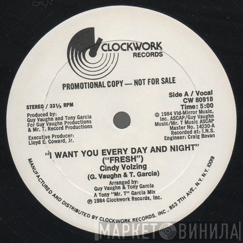 Cindy Volzing - I Want You Every Day And Night (Fresh)