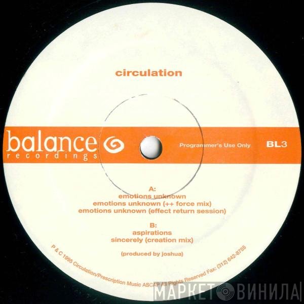 Circulation  - Emotions Unknown