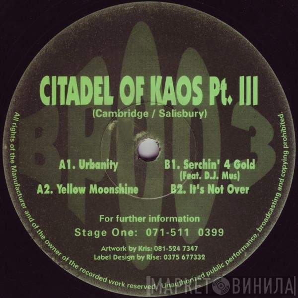 Citadel Of Kaos - Pt. III