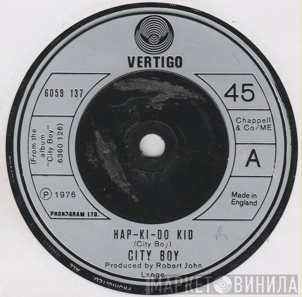 City Boy - Hap-Ki-Do Kid