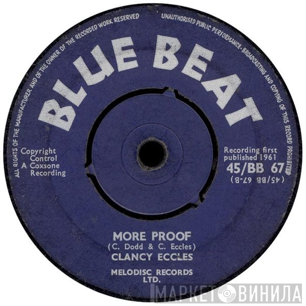 Clancy Eccles - Freedom / More Proof