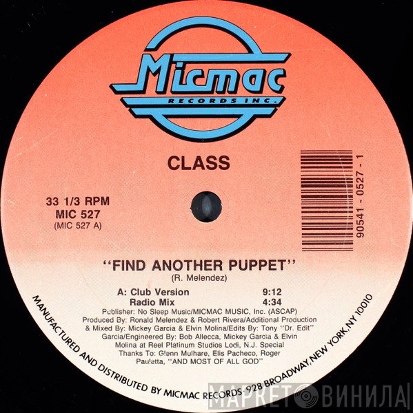 Class  - Find Another Puppet