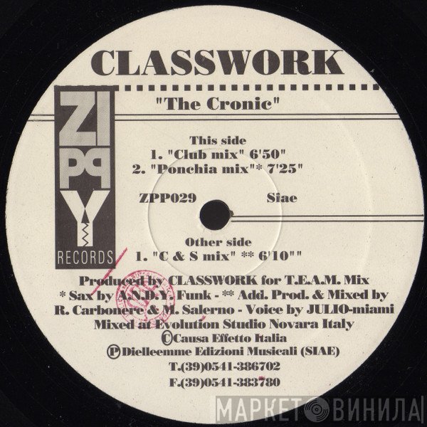 Classwork  - The Cronic