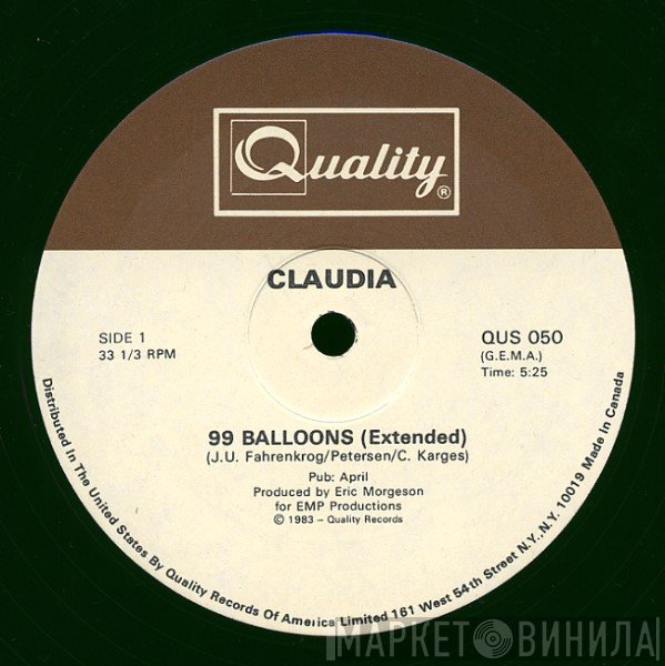 Claudia  - 99 Balloons