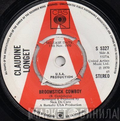 Claudine Longet - Broomstick Cowboy