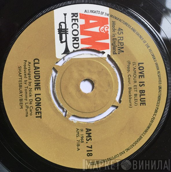 Claudine Longet - Love Is Blue / Think Of Rain
