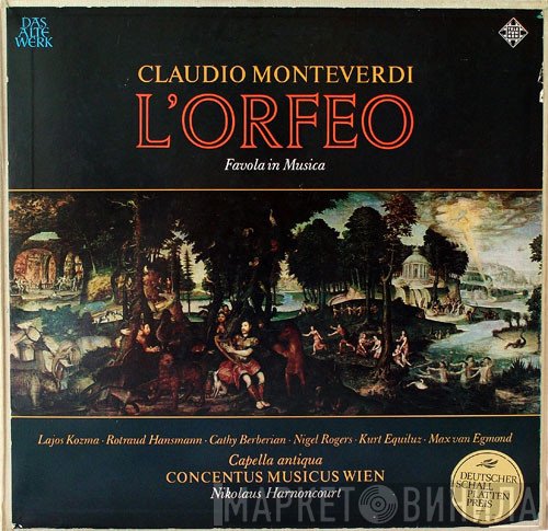 Claudio Monteverdi, Nikolaus Harnoncourt, Concentus Musicus Wien, Capella Antiqua München - L'Orfeo, Favola In Musica