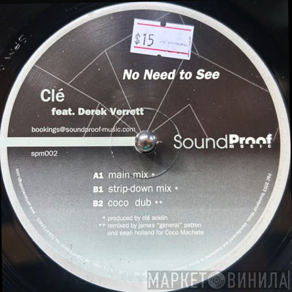 Cle Acklin - No Need To See