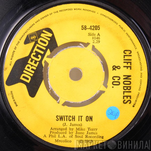 Cliff Nobles & Co, Cliff Nobles - Switch It On / Burning Desire
