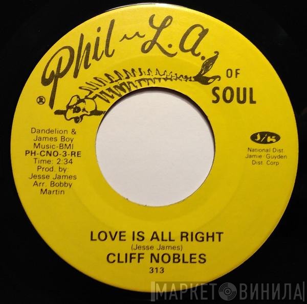 Cliff Nobles - Love Is All Right / The Horse (Instrumental)
