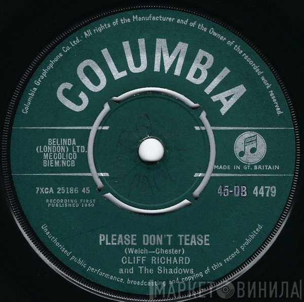 Cliff Richard &amp; The Shadows - Please Don't Tease