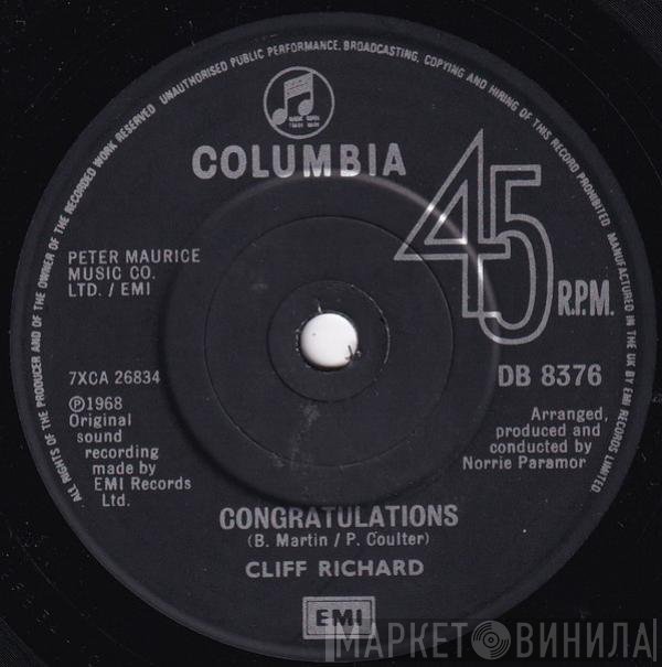 Cliff Richard  - Congratulations