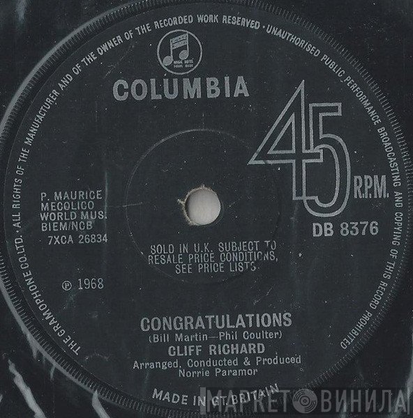 Cliff Richard - Congratulations