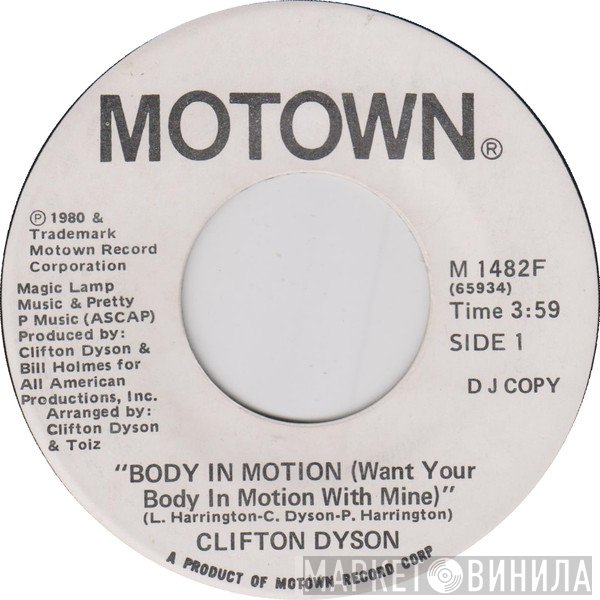 Clifton Dyson  - Body In Motion