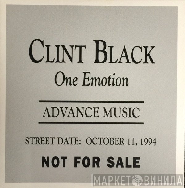 Clint Black - One Emotion