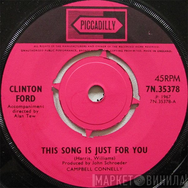 Clinton Ford - This Song Is Just For You