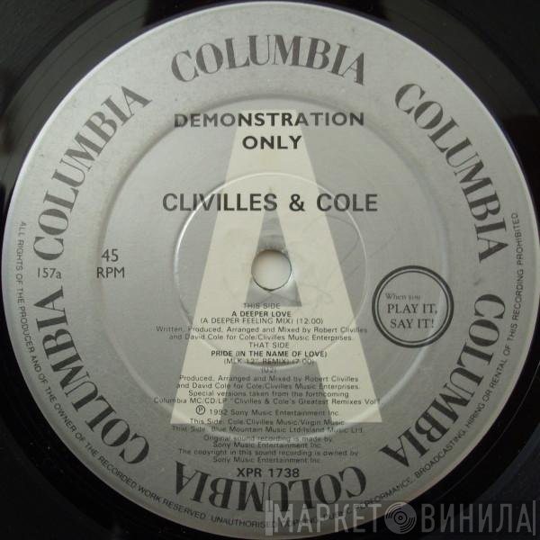 Clivillés & Cole - A Deeper Love