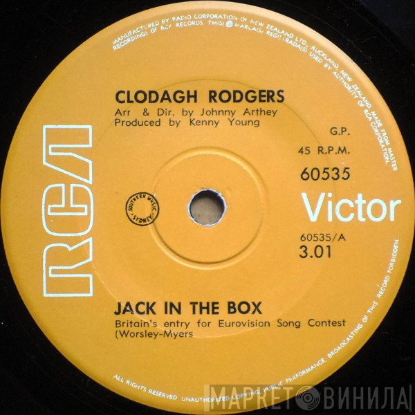 Clodagh Rodgers  - Jack In The Box