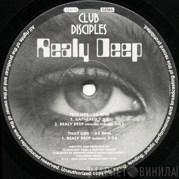 Club Disciples - Realy Deep
