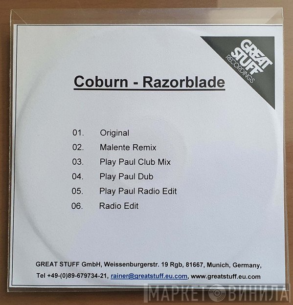Coburn  - Razorblade