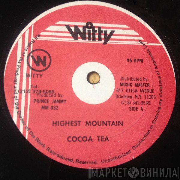Cocoa Tea - Highest Mountain