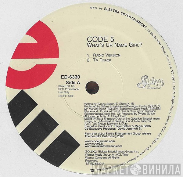 Code 5  - What's Ur Name Girl?