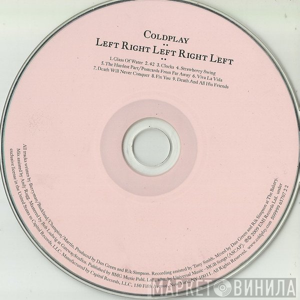 Coldplay  - LeftRightLeftRightLeft