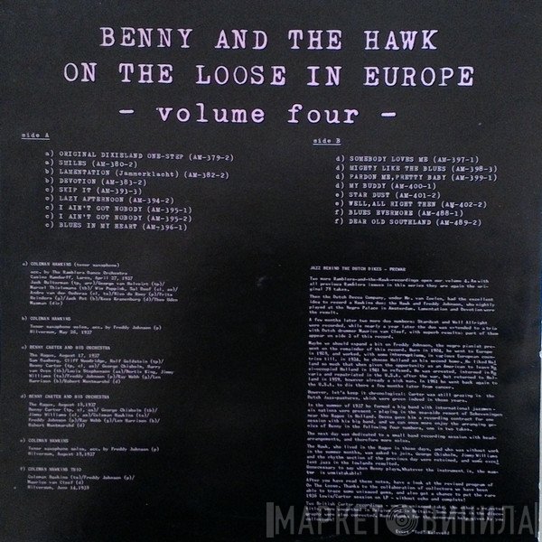 Coleman Hawkins, Benny Carter - Benny And The Hawk On The Loose In Europe Vol.4