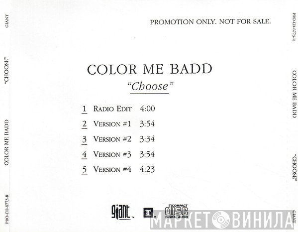 Color Me Badd  - Choose