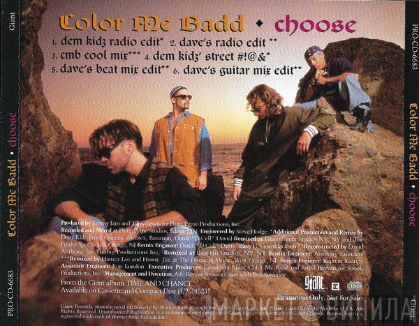 Color Me Badd  - Choose