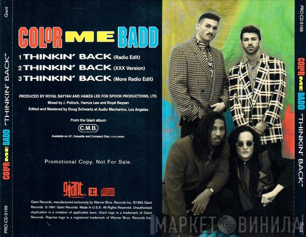 Color Me Badd  - Thinkin' Back