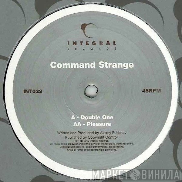 Command Strange - Double One / Pleasure