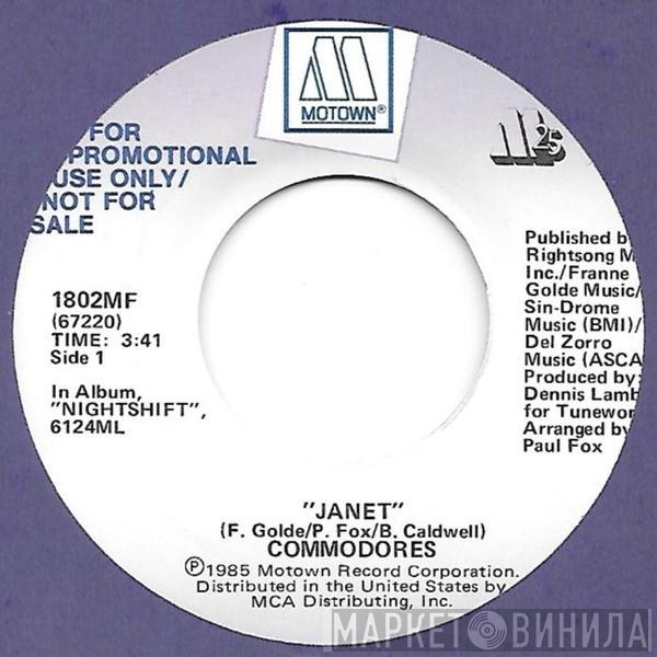 Commodores  - Janet