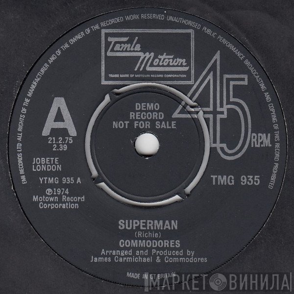 Commodores - Superman