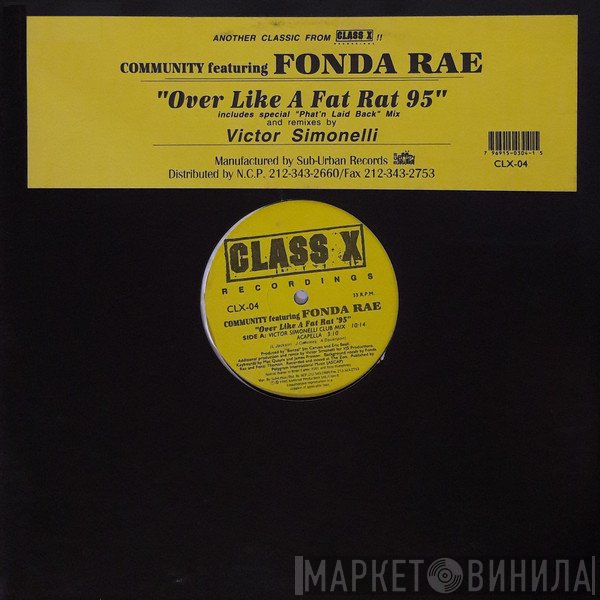 Community Featuring Fonda Rae  - Over Like A Fat Rat '95