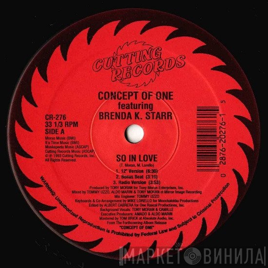 Concept Of One Featuring Brenda K. Starr  - So In Love