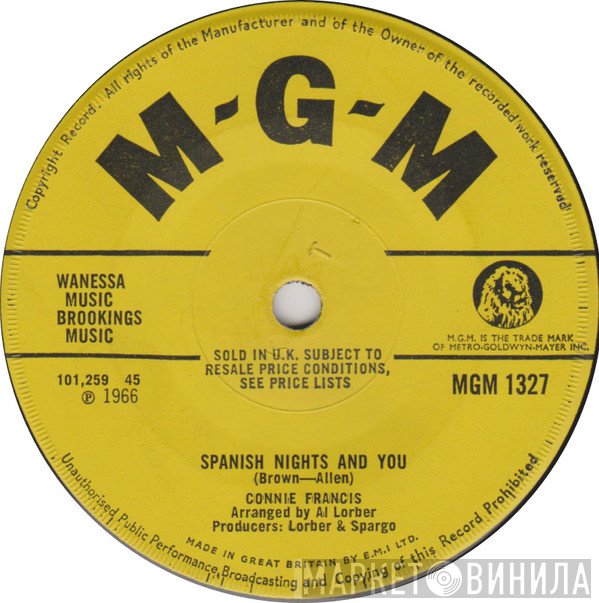 Connie Francis - Spanish Nights And You