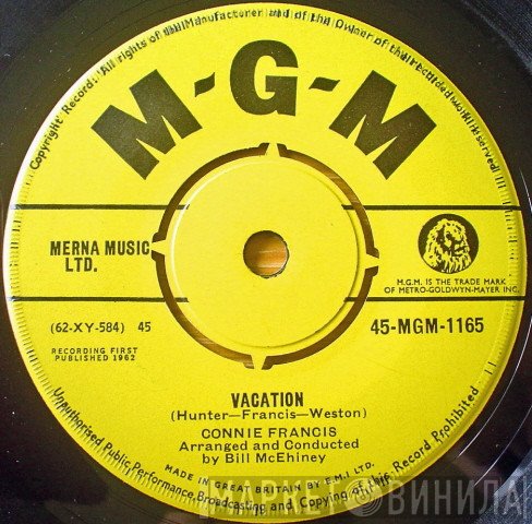 Connie Francis  - Vacation