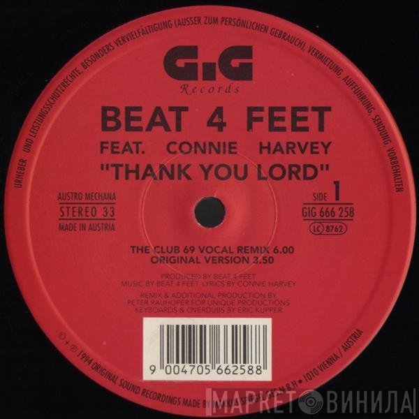 Connie Harvey, Beat 4 Feet - Thank You Lord