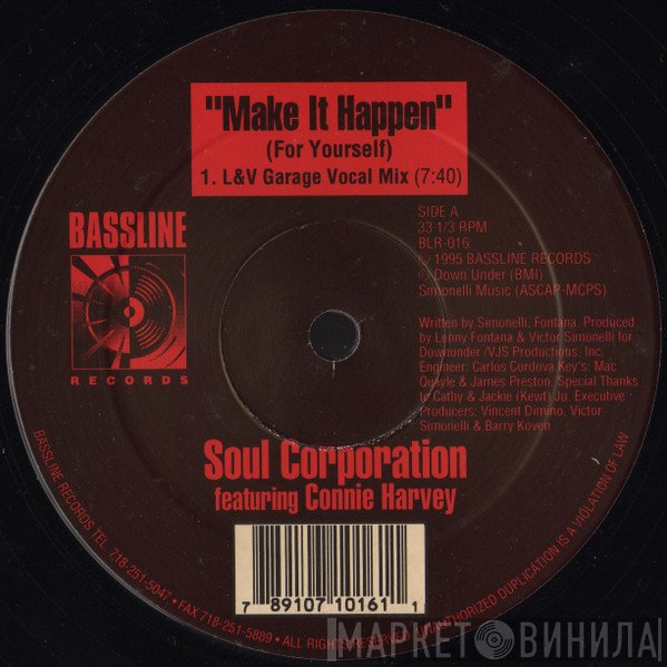 Connie Harvey, Soul Corporation  - Make It Happen (For Yourself)