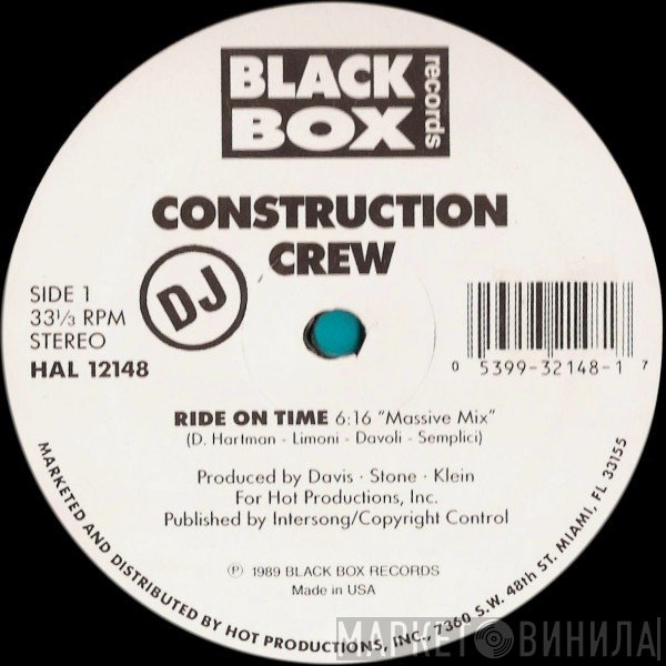 Construction Crew   - Ride On Time
