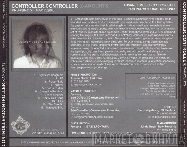 Controller.Controller - X-Amounts