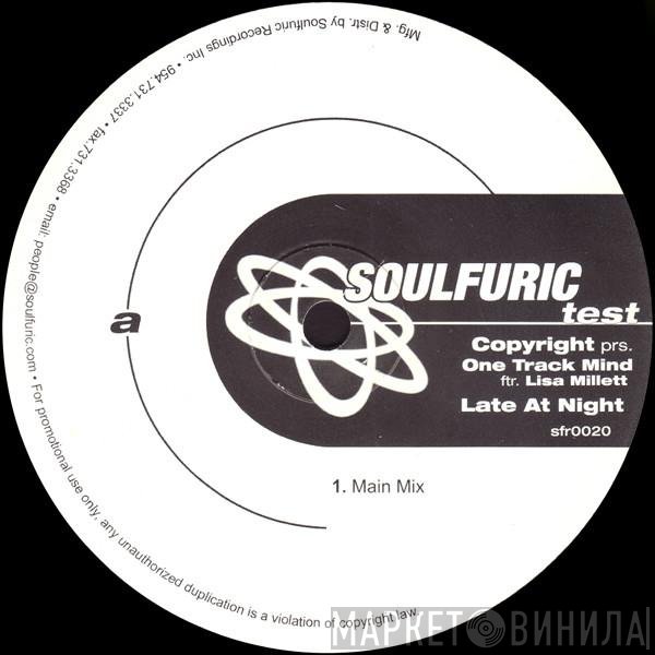 Copyright, Lisa Millett, One Track Minds - Late At Night