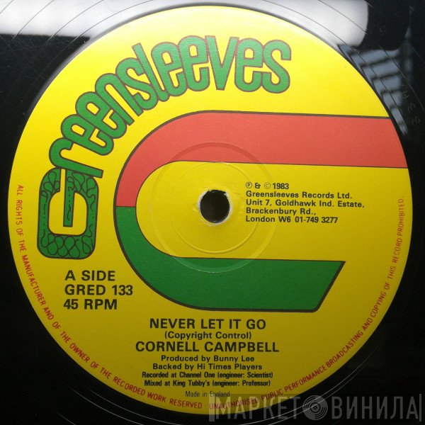 Cornell Campbell  - Never Let It Go