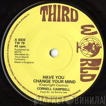 Cornell Campbell, The Aggrovators - Have You Change Your Mind