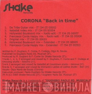 Corona  - Back In Time