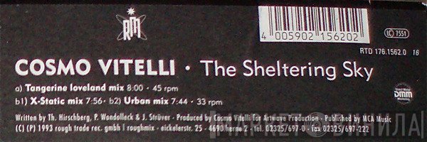 Cosmo Vitelli  - The Sheltering Sky