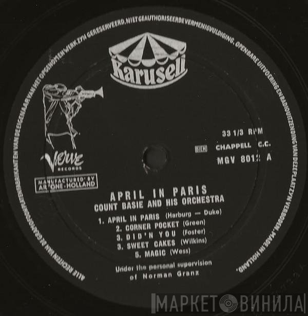 Count Basie Orchestra  - April In Paris