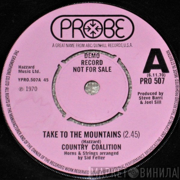 Country Coalition - Take To The Mountains